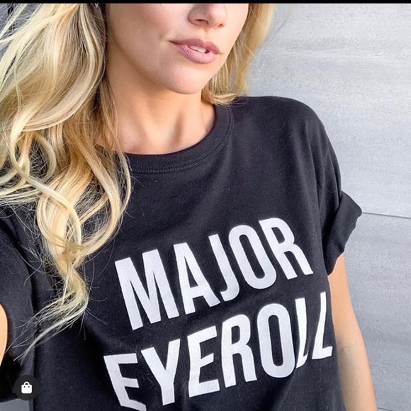 SOLD ON #POSHLIVE 🔥LAST CHANCE Buy 🖤🎉HP🎉MAJOR EYE ROLL GRAPHICS Tee BNIP - Picture 3 of 11